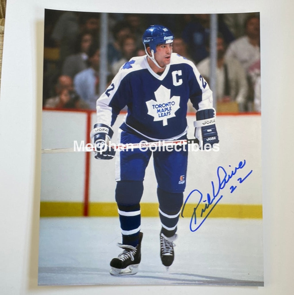 Rick Vaive - Autographed 8X10 Photo Toronto Maple Leafs #1