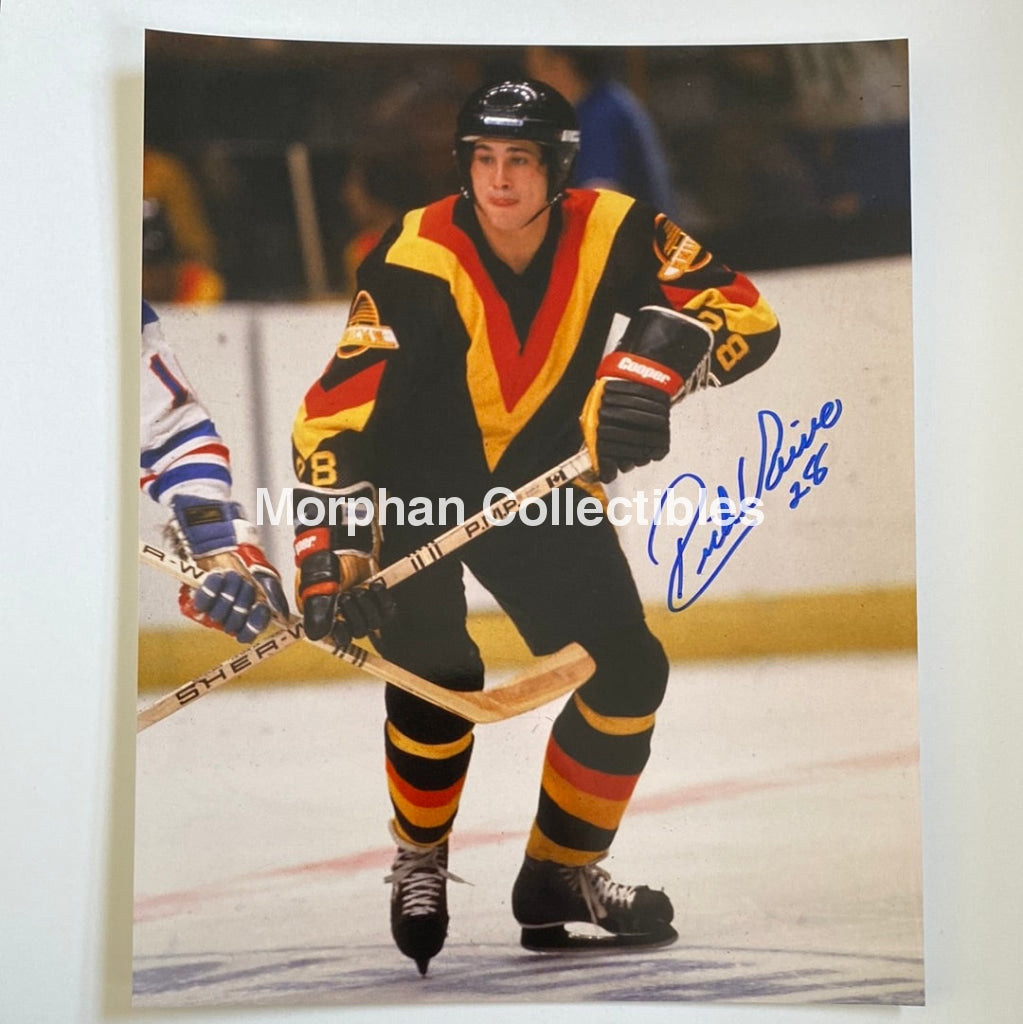 Rick Vaive - Autographed 8X10 Photo Vancouver Canucks