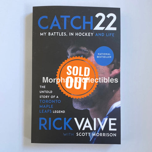 Rick Vaive - Autographed Book Puck