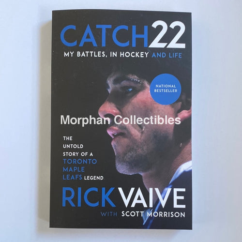 Rick Vaive - Autographed Book Puck