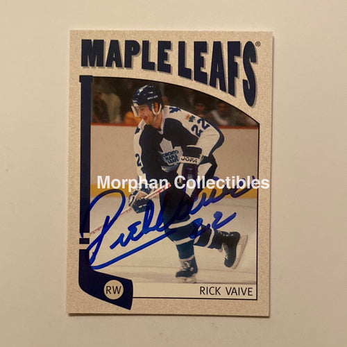 Rick Vaive - Autographed Card 2005 Itg