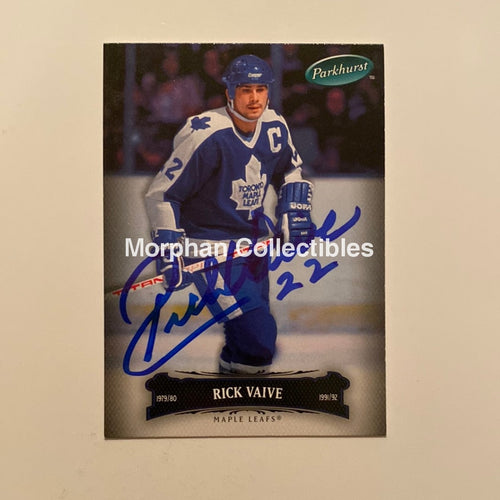 Rick Vaive - Autographed Card Parkhurst