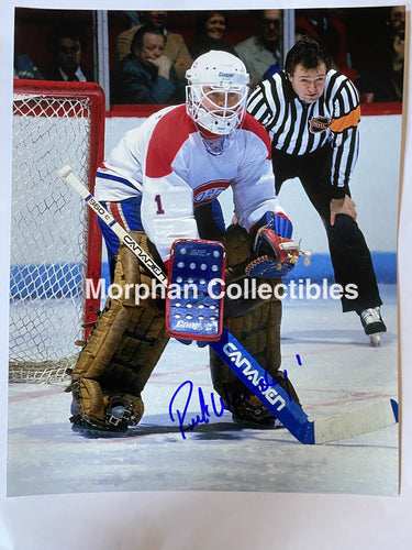 Rick Wamsley- Autographed 8X10 Photo - Montreal Canadiens
