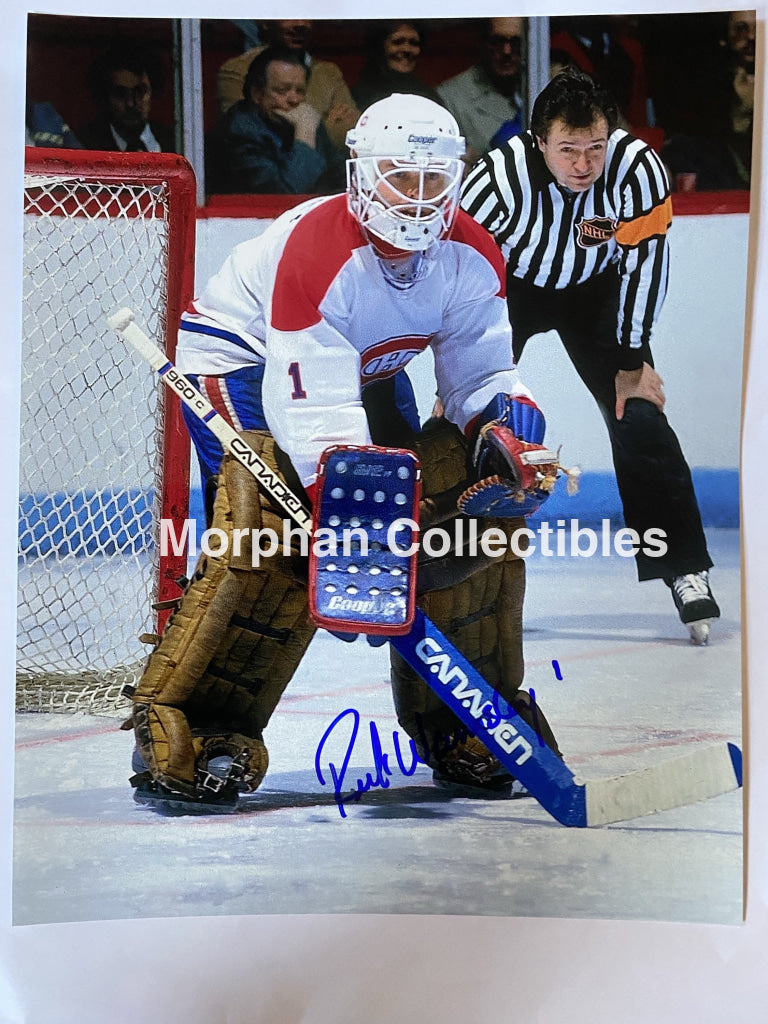 Rick Wamsley- Autographed 8X10 Photo - Montreal Canadiens