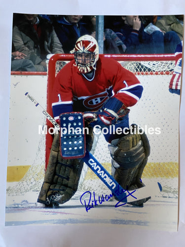 Rick Wamsley- Autographed 8X10 Photo - Montreal Canadiens
