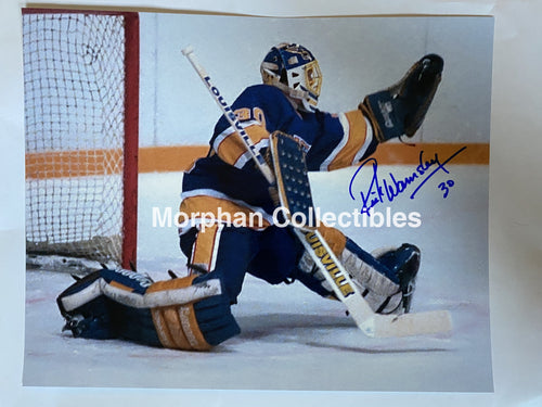 Rick Wamsley- Autographed 8X10 Photo - St Louis Blues