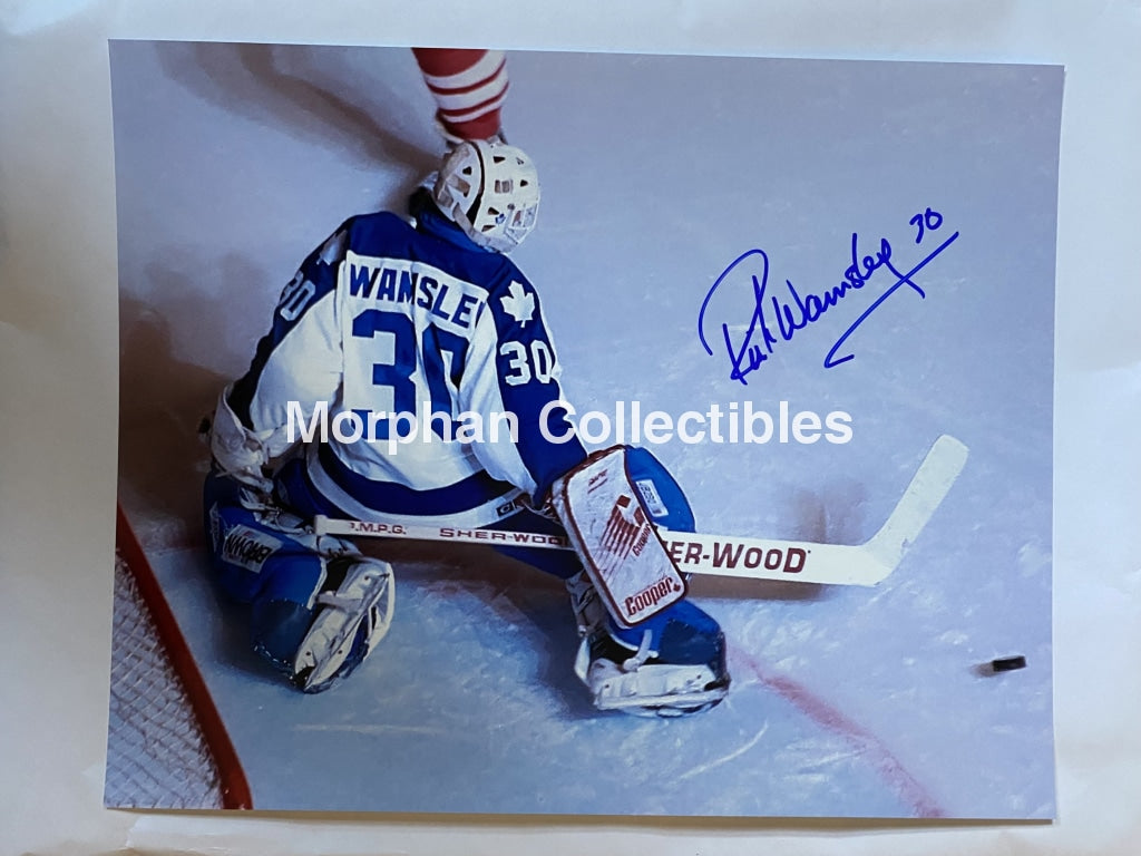 Rick Wamsley- Autographed 8X10 Photo - Toronto Maple Leafs