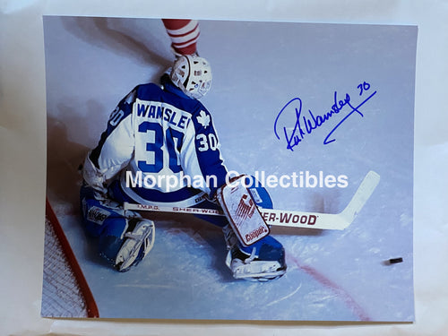 Rick Wamsley- Autographed 8X10 Photo - Toronto Maple Leafs