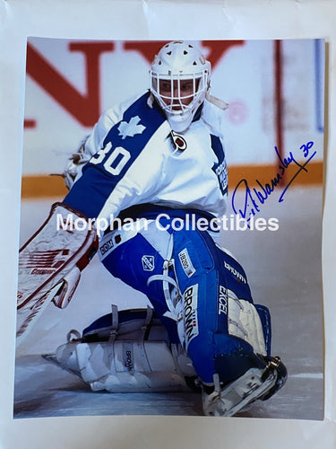 Rick Wamsley- Autographed 8X10 Photo - Toronto Maple Leafs