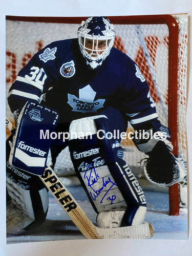 Rick Wamsley- Autographed 8X10 Photo - Toronto Maple Leafs