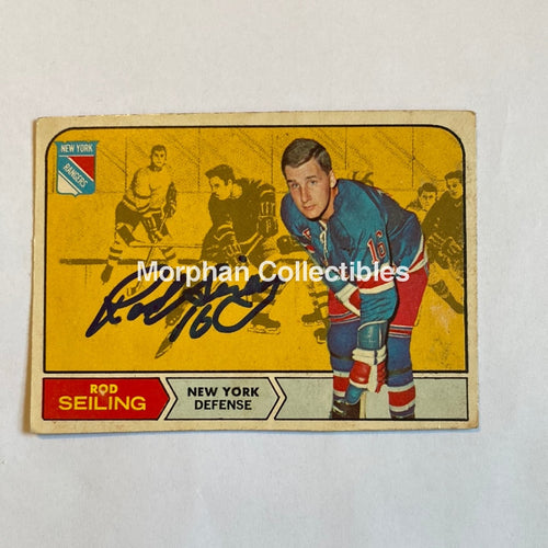 Rod Seiling - Autographed Card 1968-69 Opc