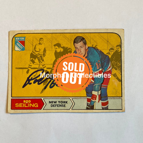 Rod Seiling - Autographed Card 1968-69 Opc