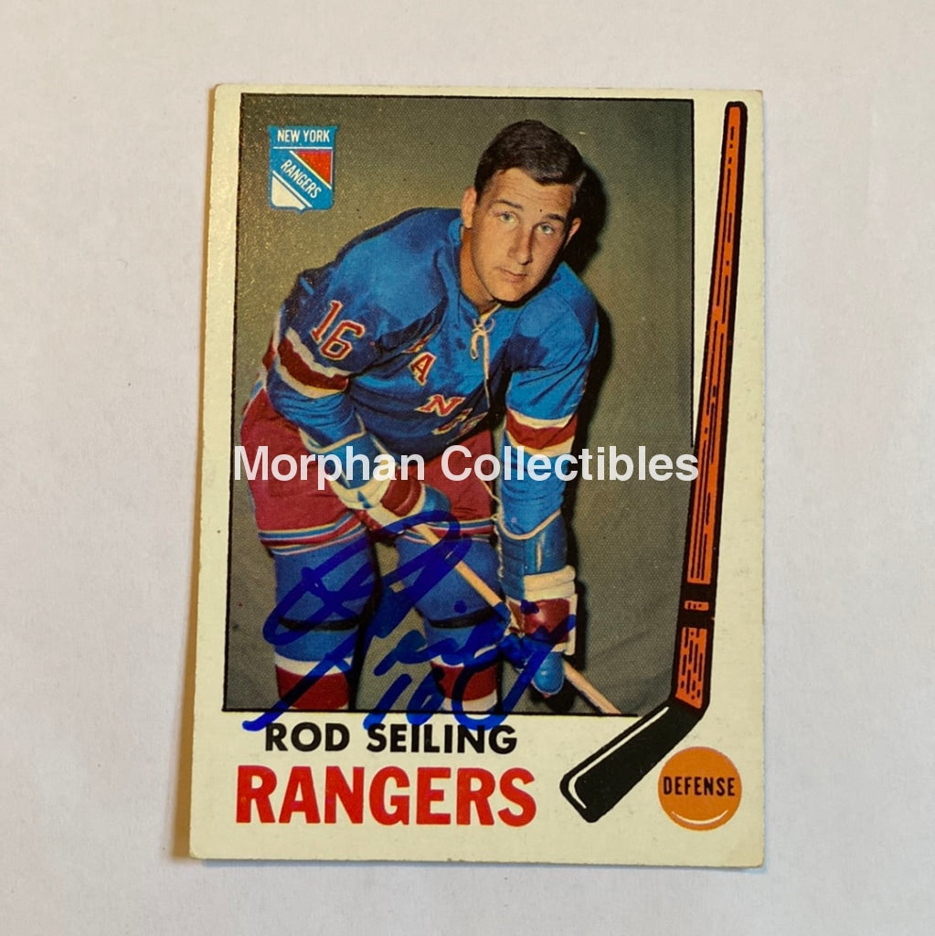 Rod Seiling - Autographed Card 1969-70 Topps