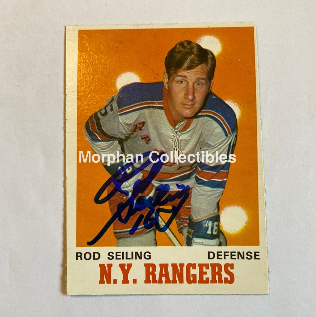 Rod Seiling - Autographed Card 1970-71 Opc