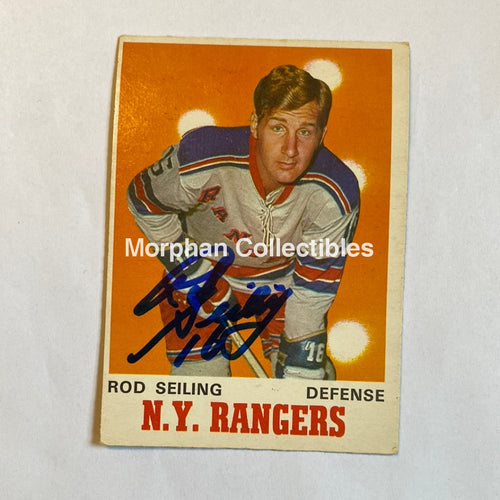 Rod Seiling - Autographed Card 1970-71 Opc