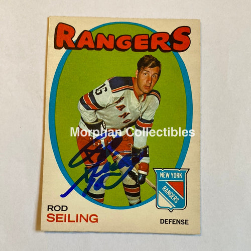 Rod Seiling - Autographed Card 1971-72 Opc