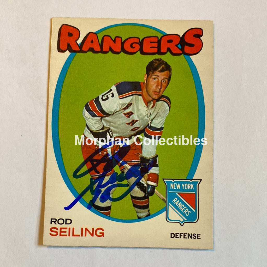 Rod Seiling - Autographed Card 1971-72 Opc