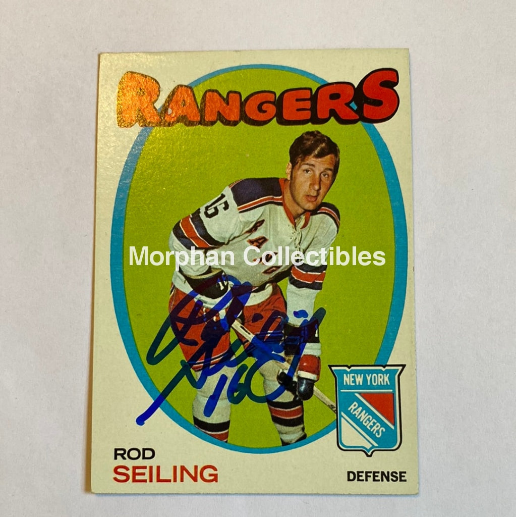 Rod Seiling - Autographed Card 1971-72 Topps