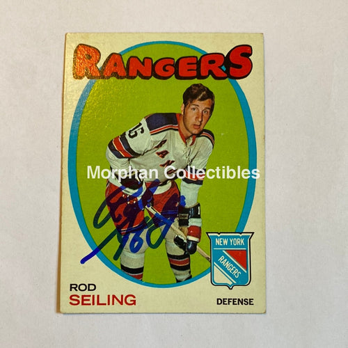 Rod Seiling - Autographed Card 1971-72 Topps