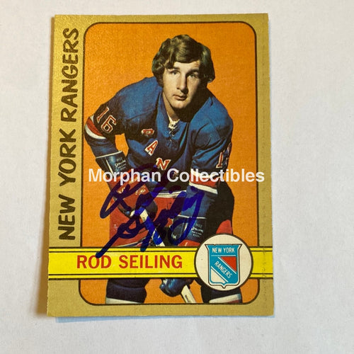 Rod Seiling - Autographed Card 1972-73 Opc