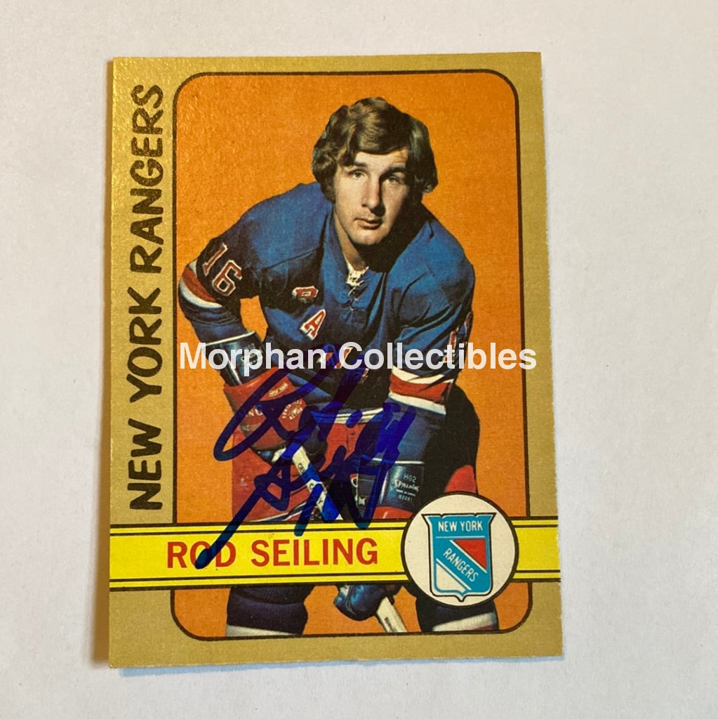 Rod Seiling - Autographed Card 1972-73 Opc