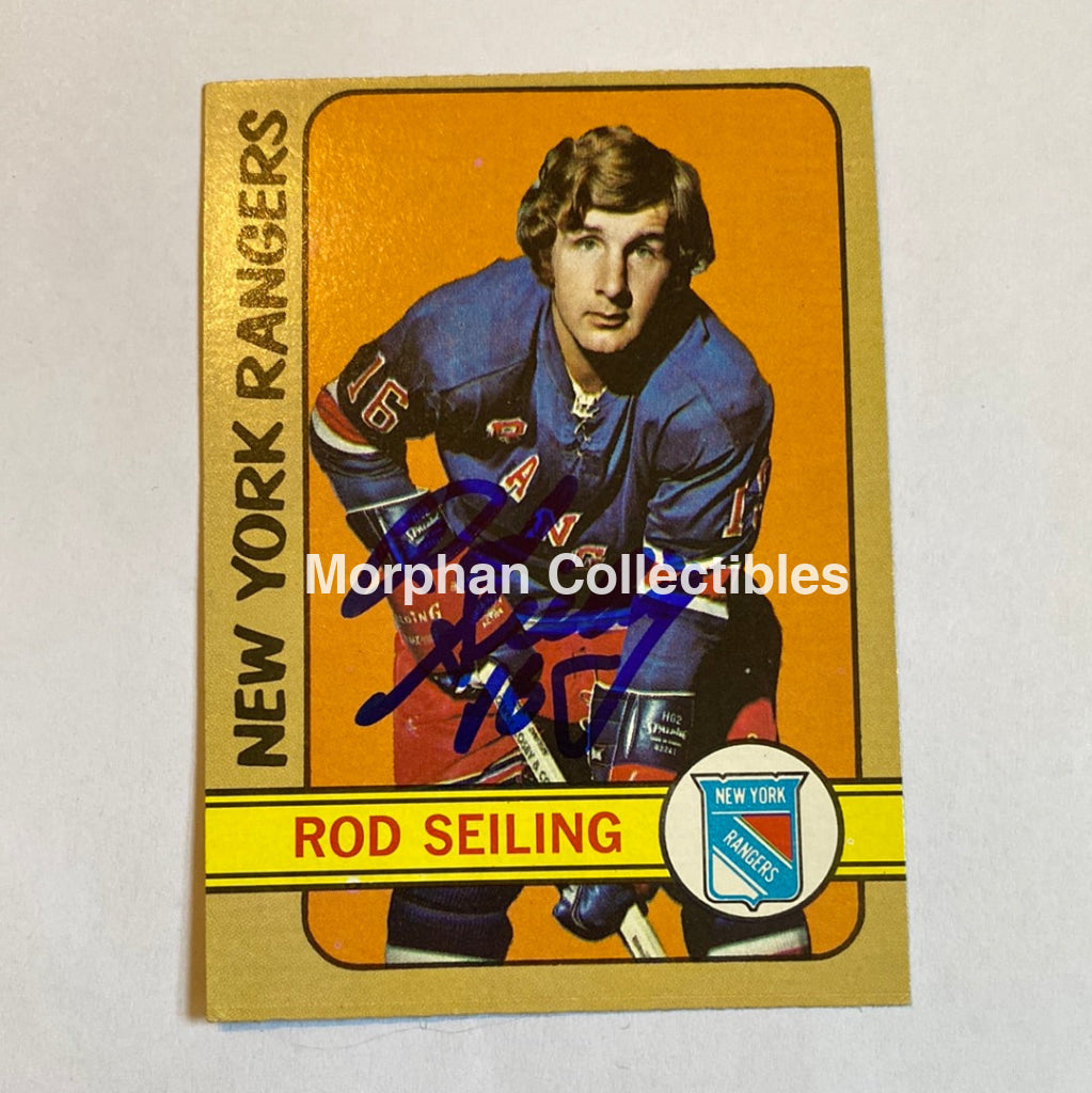 Rod Seiling - Autographed Card 1972-73 Topps