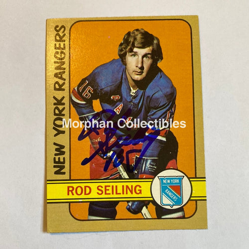 Rod Seiling - Autographed Card 1972-73 Topps