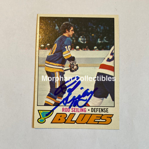 Rod Seiling - Autographed Card 1977-78 Opc