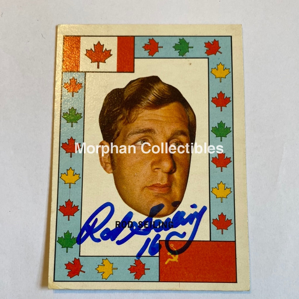 Rod Seiling - Autographed Card Canada 72