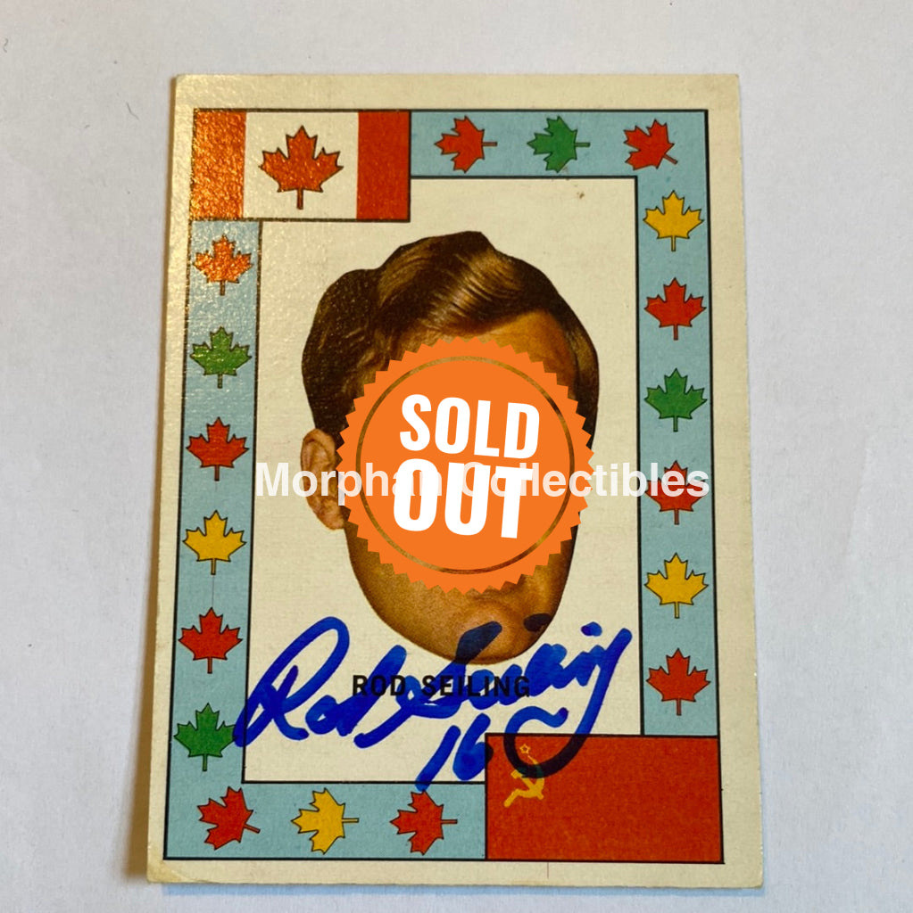Rod Seiling - Autographed Card Canada 72