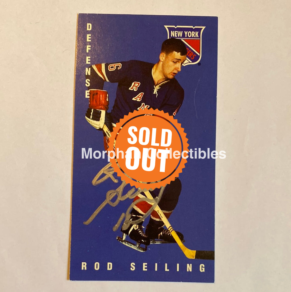 Rod Seiling - Autographed Card Parkhurst Tallboy