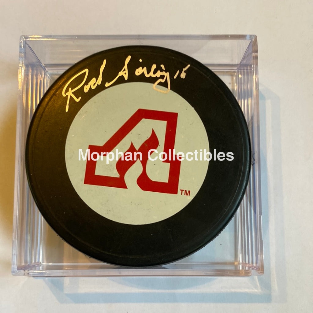 Rod Seiling - Autographed Puck Atlanta Flames