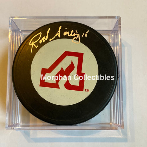 Rod Seiling - Autographed Puck Atlanta Flames