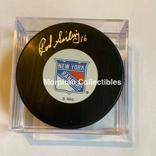 Rod Seiling - Autographed Puck New York Rangers