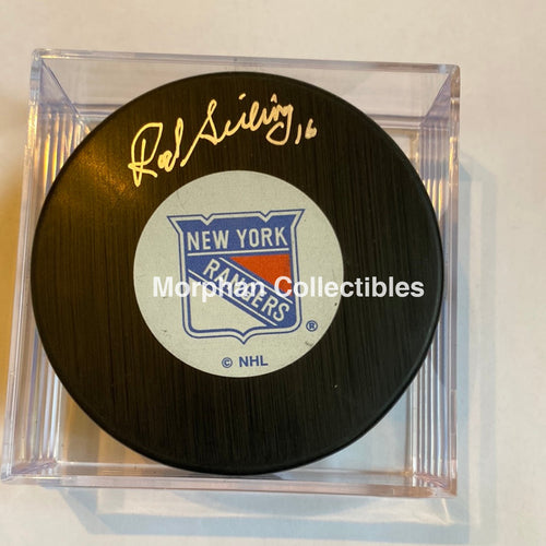 Rod Seiling - Autographed Puck New York Rangers