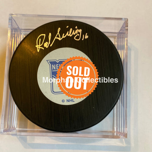 Rod Seiling - Autographed Puck New York Rangers