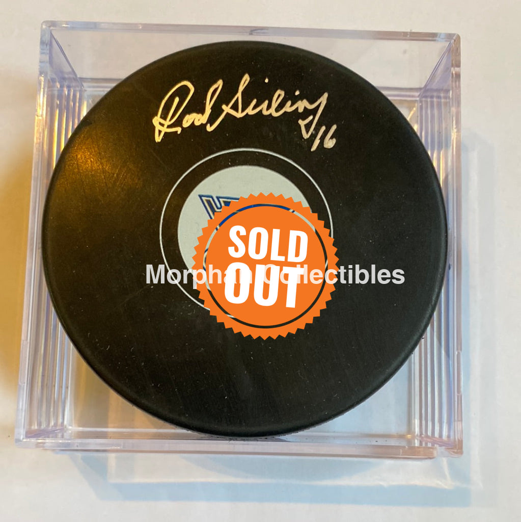 Rod Seiling - Autographed Puck St Louis Blues