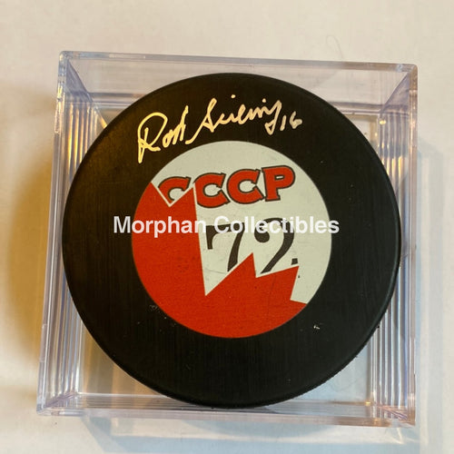 Rod Seiling - Autographed Puck Team Canada 1972