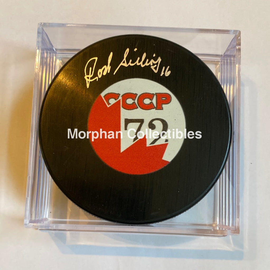 Rod Seiling - Autographed Puck Team Canada 1972