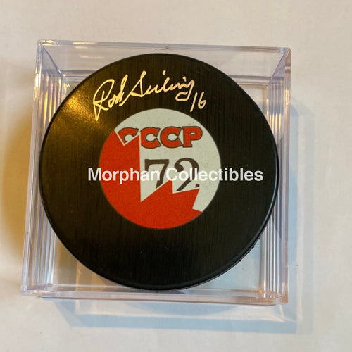 Rod Seiling - Autographed Puck Team Canada 1972