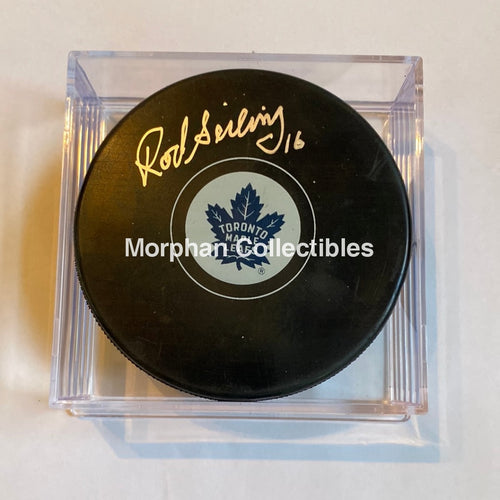 Rod Seiling - Autographed Puck Toronto Maple Leafs