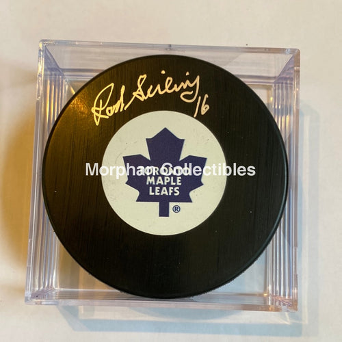 Rod Seiling - Autographed Puck Toronto Maple Leafs