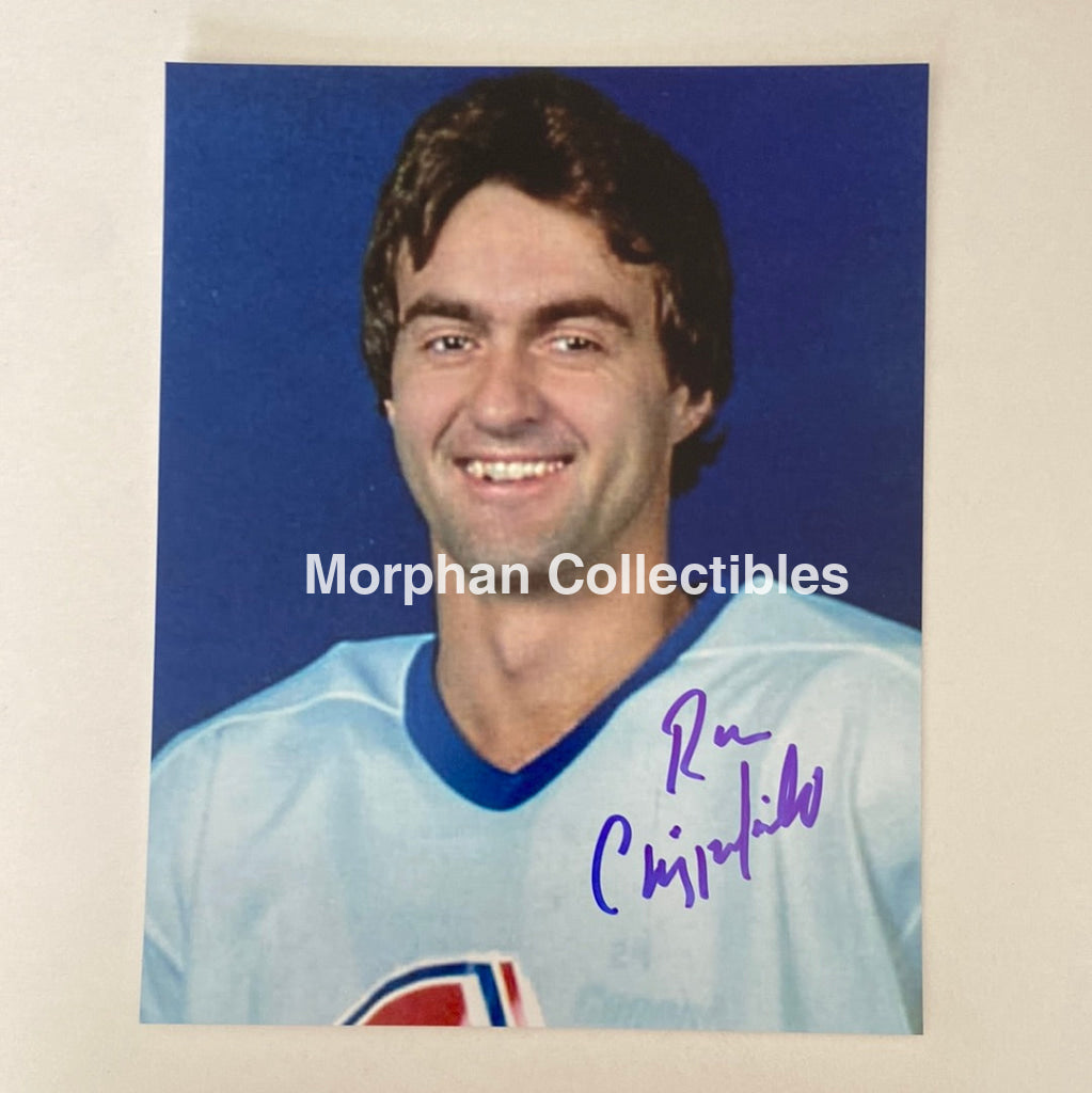 Ron Chipperfield - Autographed 8X10 Photo Blurry Quebec Nordiques