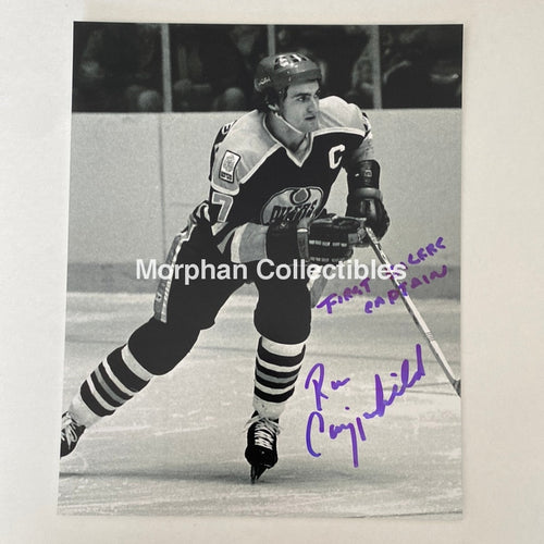 Ron Chipperfield - Autographed 8X10 Photo Edmonton Oilers