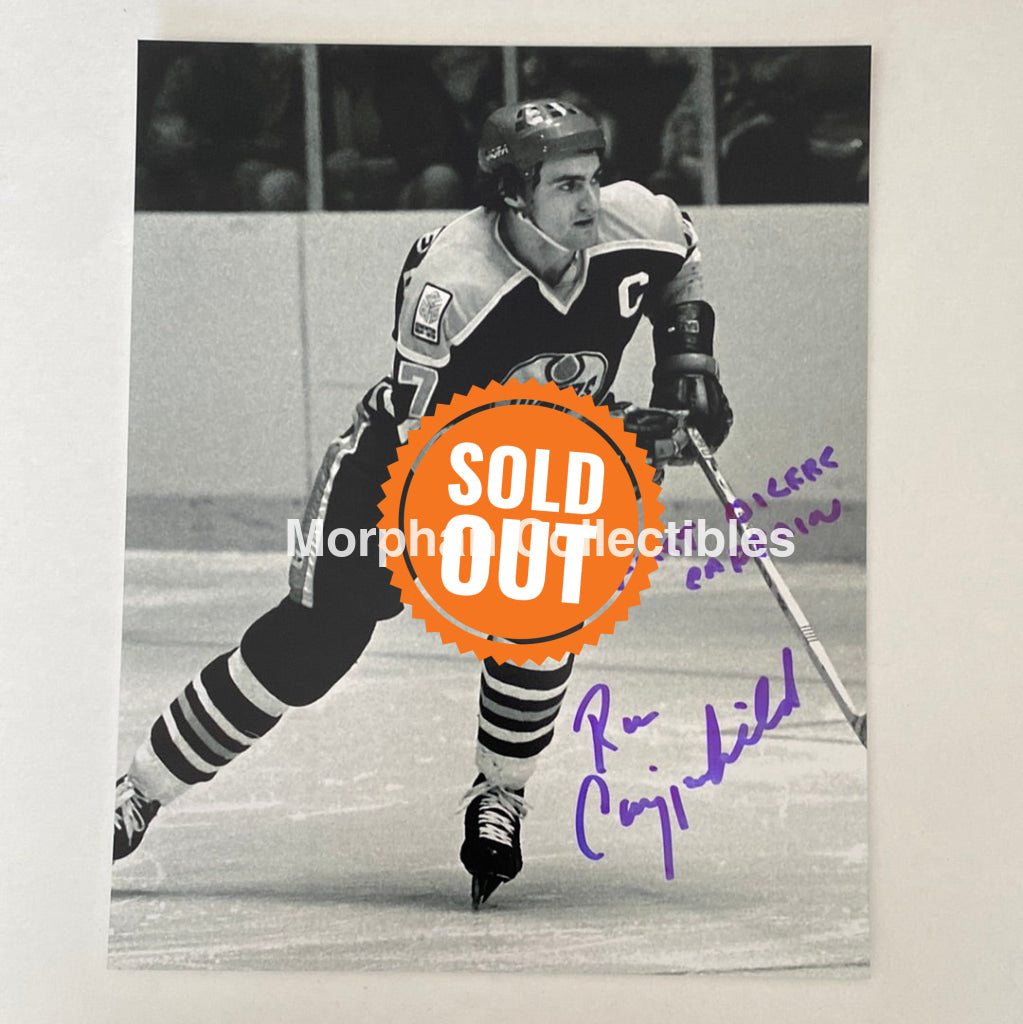 Ron Chipperfield - Autographed 8X10 Photo Edmonton Oilers
