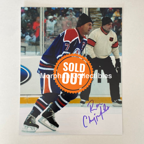 Ron Chipperfield - Autographed 8X10 Photo Edmonton Oilers