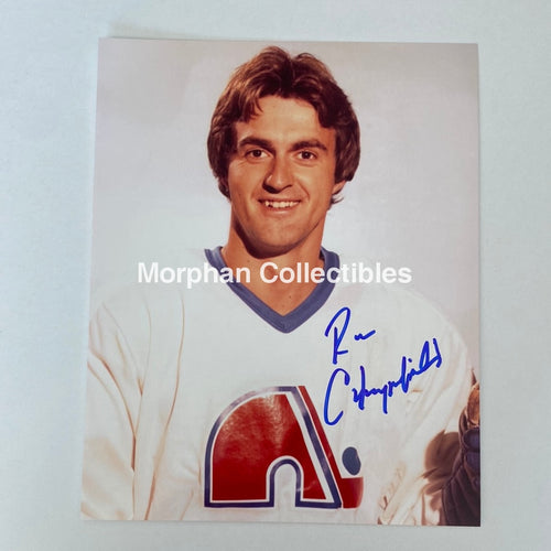 Ron Chipperfield - Autographed 8X10 Photo Quebec Nordiques