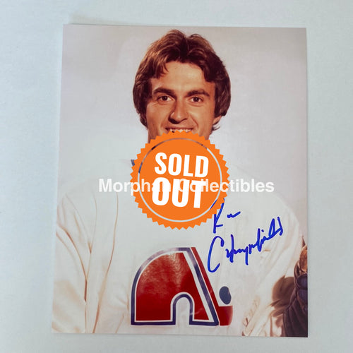 Ron Chipperfield - Autographed 8X10 Photo Quebec Nordiques