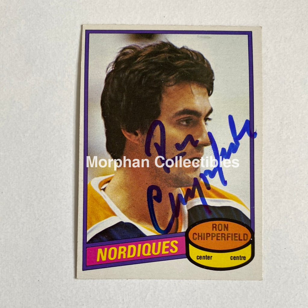 Ron Chipperfield - Autographed Card Opc 1980-81