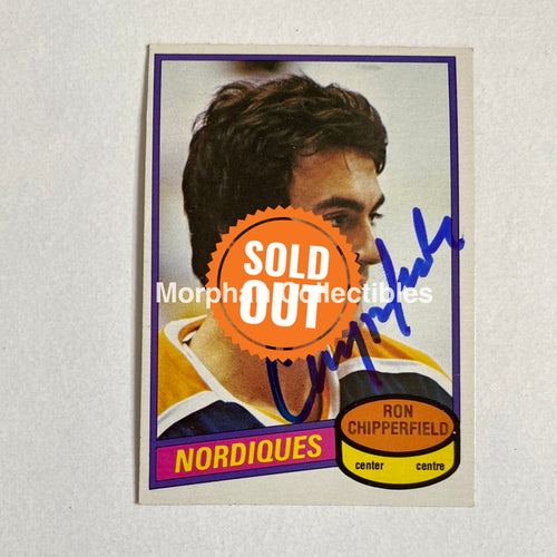Ron Chipperfield - Autographed Card Opc 1980-81